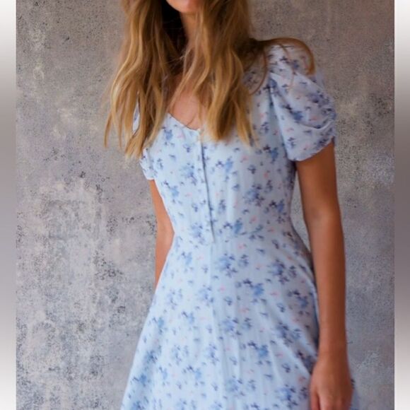 Coralie Maxi Dress. Mystical blue - Picture 3 of 11